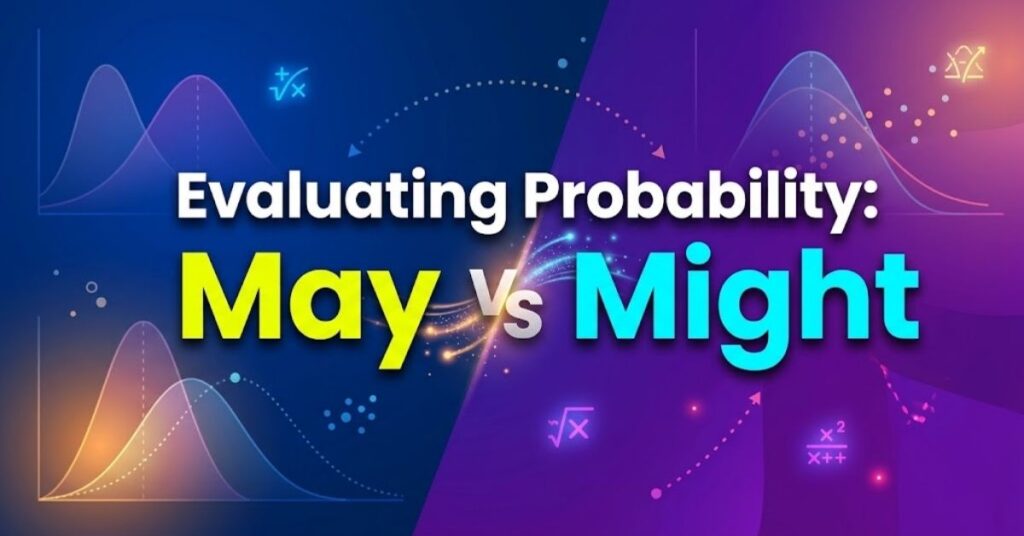 Evaluating Probability: May vs Might