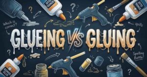 Glueing vs Gluing