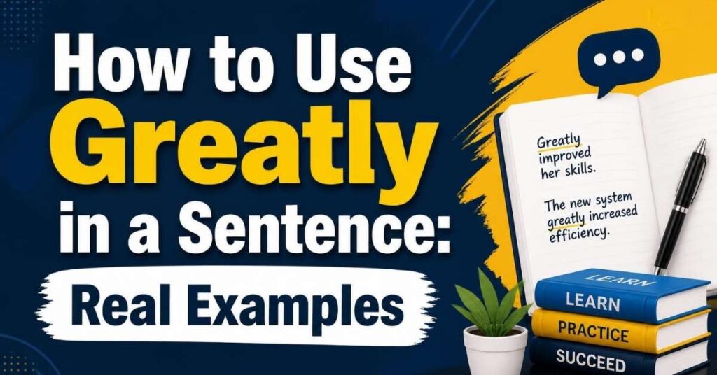 How to Use Greatly in a Sentence: Real Examples