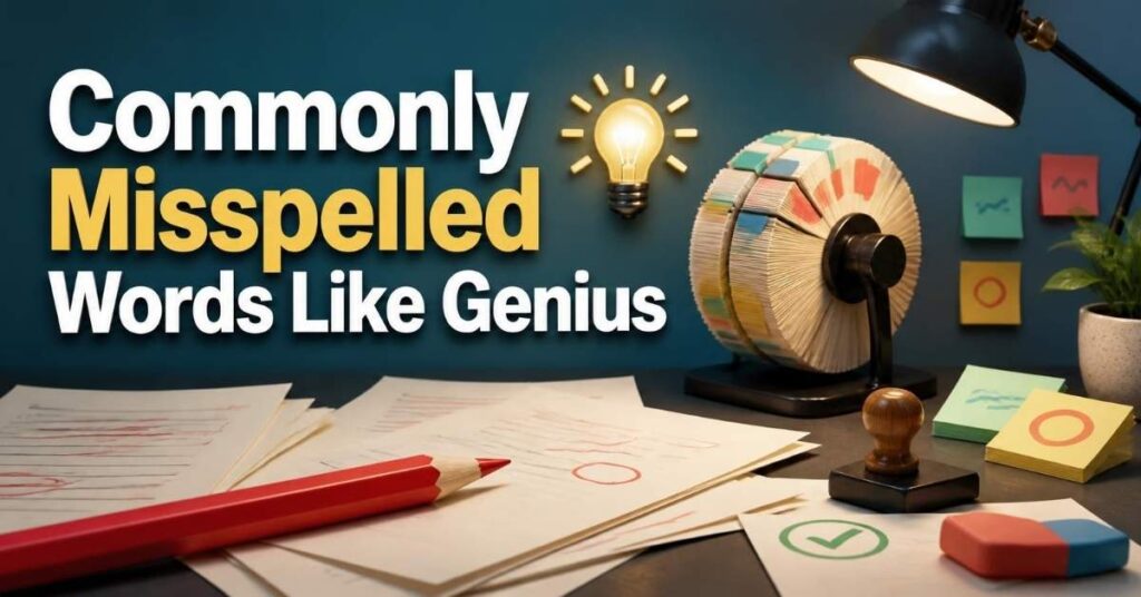 Commonly Misspelled Words Like Genius