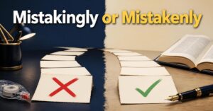 Mistakingly or Mistakenly