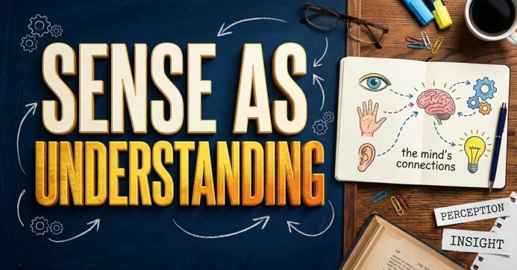 Sense as Understanding