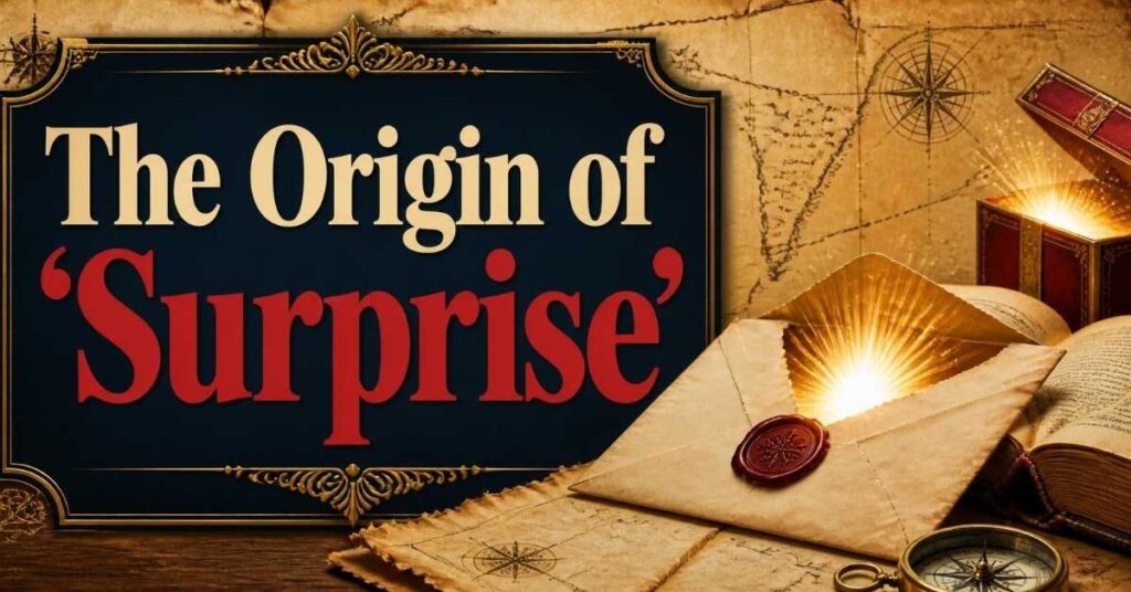 The Origin of "Surprise"